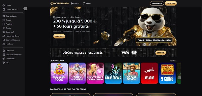 Découvrez les Excitants Avantages de Golden Panda Casino En Ligne en France